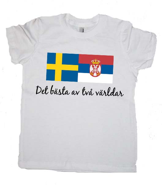 Bästa ur två världar -T-shirt -Vuxen - 4