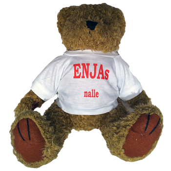 Nalle med Ditt eget tryck på T-shirten