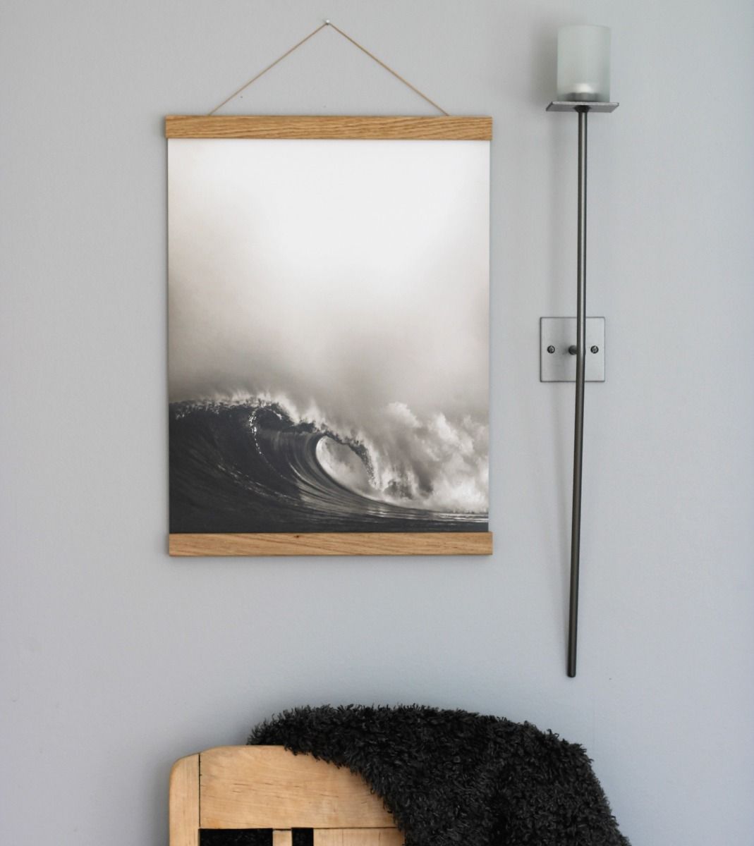 Poster Hanger -Ek Bredd 50 cm alt. 70 cm - 6