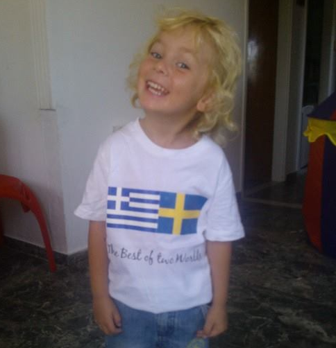 Bästa ur två världar -T-shirt -Barn - 5
