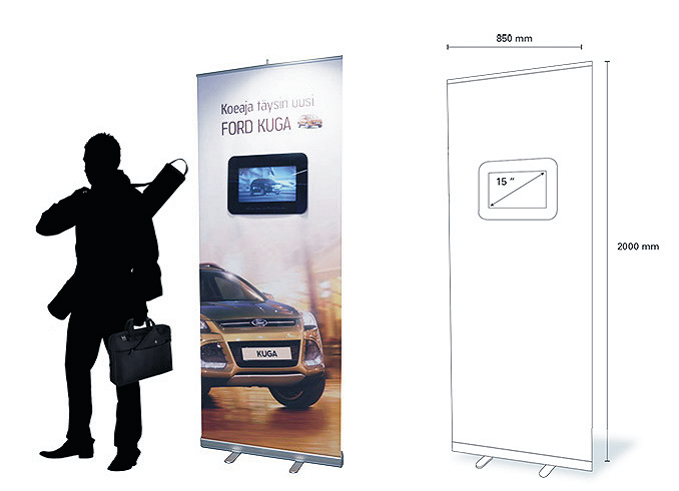 Video Rollup -85 x 200 cm - 2