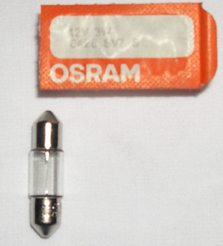 Glödlampa 12V-3W