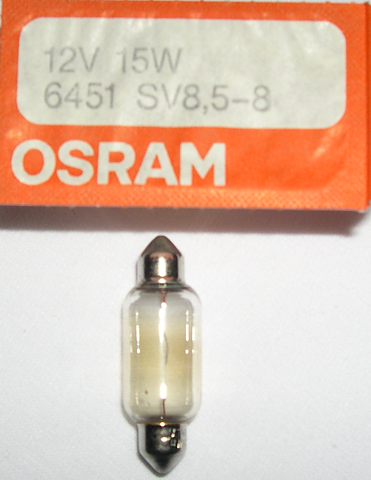 Glödlampa 12V-15W