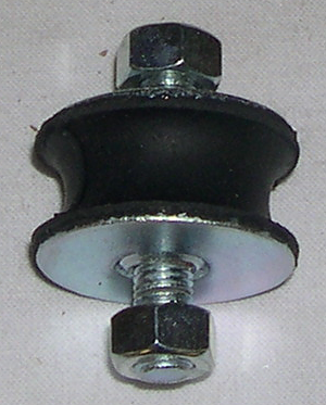 Gummiupphängning  höjd 18mm
