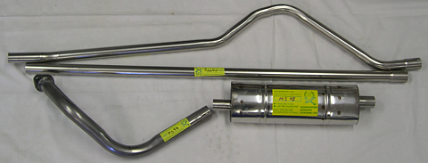 Avgassystem komplett