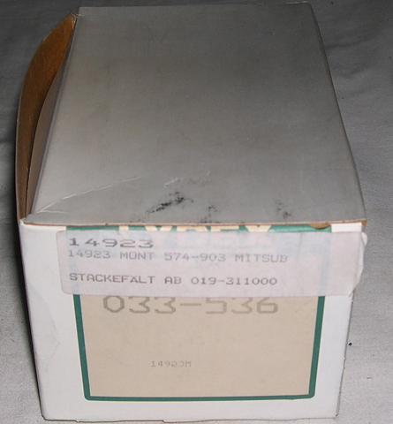 Monteringssats avgassystem