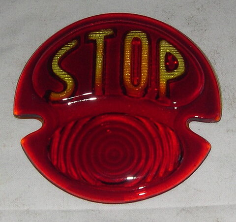 Bakljusglas med Stopp