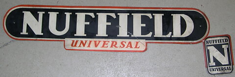 Reklamskylt NUFFIELD