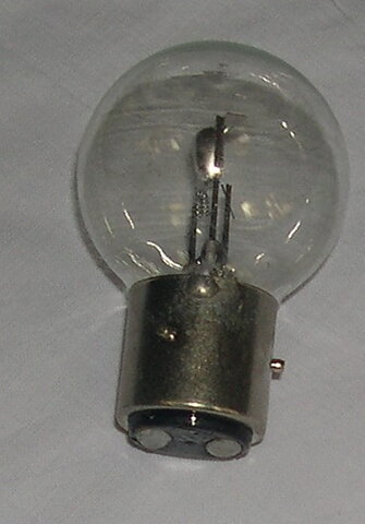 Glödlampa 6V 45/40W BA21d