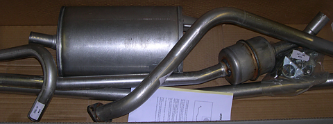 Avgassystem Amazon B16 1957-61