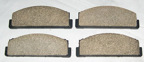Skivbromsbelägg fram Fiat 124