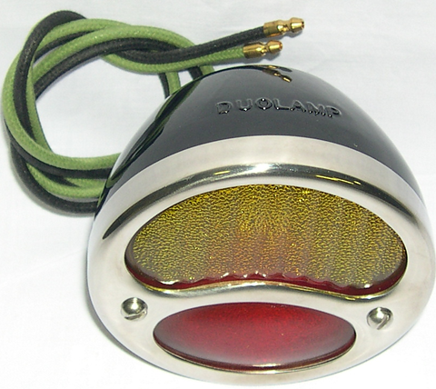 Baklampa svart höger