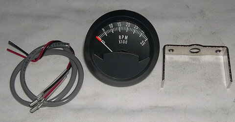 Varvräknare 0-3500 varv 6 volt