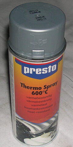 Färg värmebeständig Silver 600C
