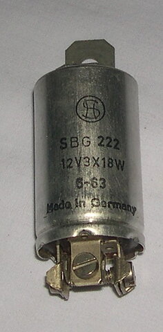 Blinkrelä 12V 3x18W