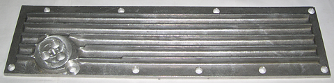 Ventilkåpa aluminium