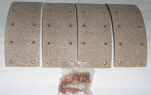 Bromsbandsats fram 69x220mm