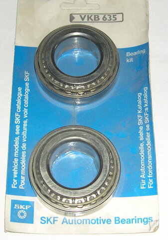 Hjullagersats fram