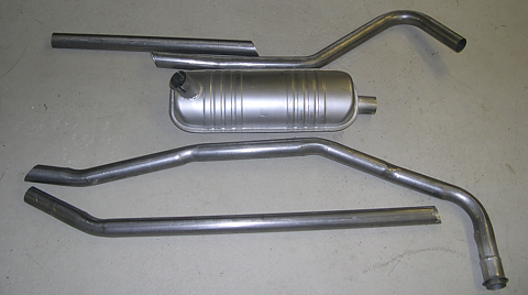 Avgassystem komplett