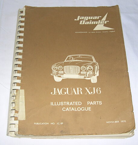 Reservdelskatalog Jaguar XJ6