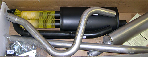 Avgassystem 2" Volvo P1800, E, ES, 1967-