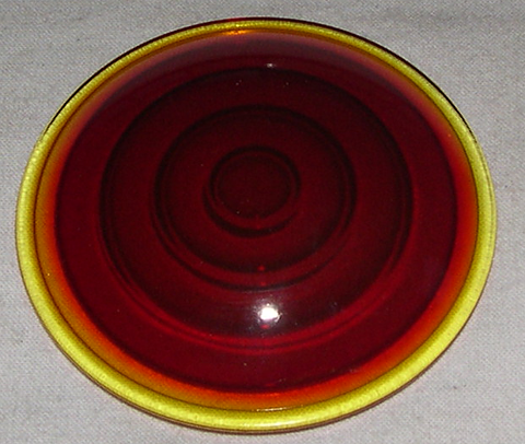 Bakljusglas rött