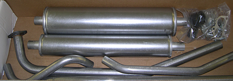 Avgassystem komplett Duett 1962-66