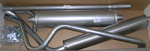 Avgassystem komplett PV444/544 B16 1957-61
