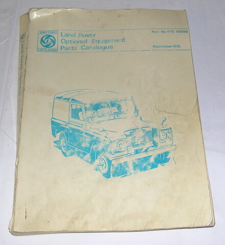 Reservdelskatalog Land Rover Ser.ll