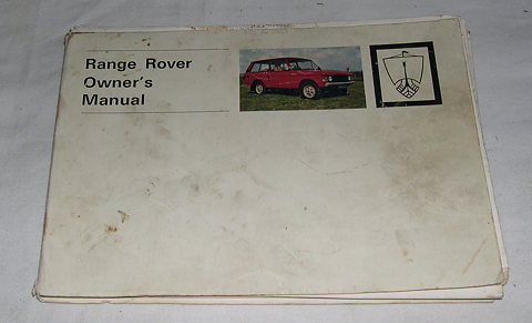 Instruktionsbok Range ROVER