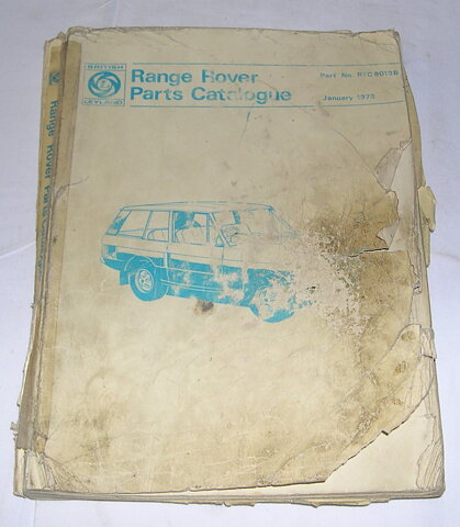Reservdelskatalog Range Rover
