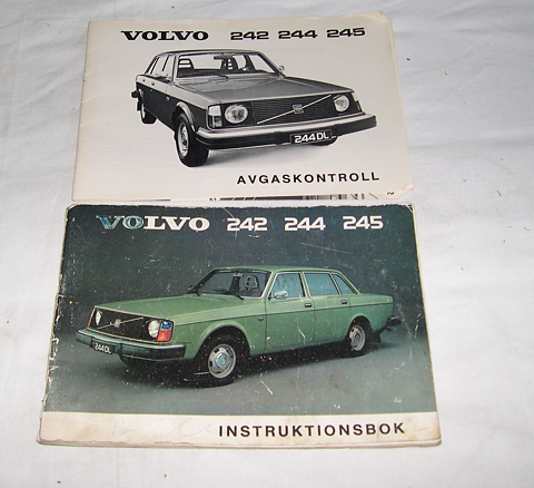 Instruktionsbok VOLVO 242/244/245