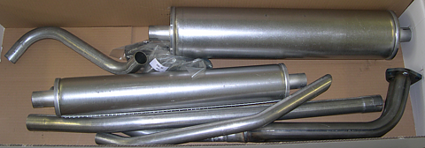 Avgassystem komplett Duett 1967-69