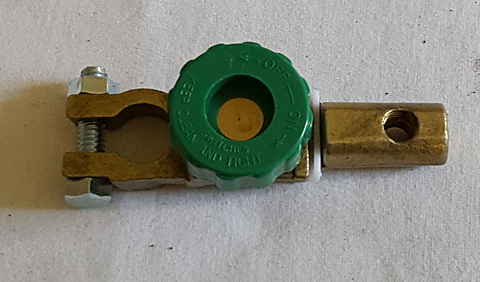 Batterikabelsko  med strömbrytare