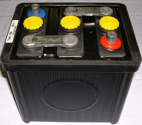 Batteri 6V-84 amp.