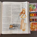 Svenska Folkbibeln 2015 Kreativ bibel, vit hårdpärm