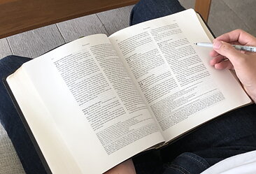 Svenska Folkbibeln 2015 Anteckningsbibel, svart cabraskinn