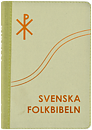 Svenska Folkbibeln 2015 Slimline, grön linnestruktur