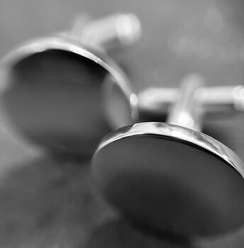 Manchettknappar  925 Silver Soft Shape 2.0