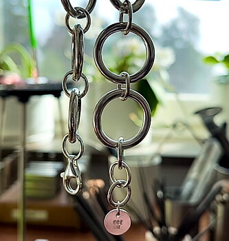  Armband Grova öglor 925 Silver 