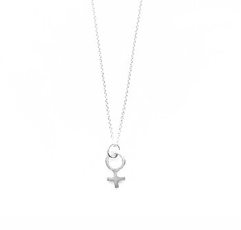 Little mini Q Necklace 925 Silver 