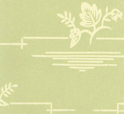 Deco green/white