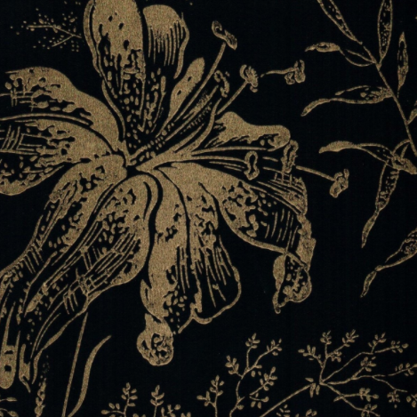 Lilja, black-gold