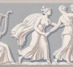 Nio musersbård, bluegrey