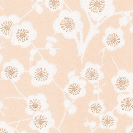 Kirsikkapuu, beige-vit