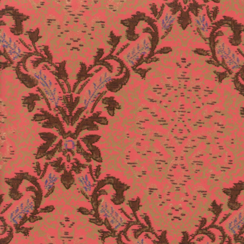 Vanhan ahteen sali, red-gold