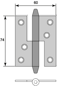 Sarana – 5023 – 74 mm – vasenkätinen - 2