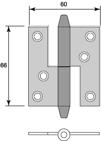 Sarana – 5075 – 66 mm – vasenkätinen - 2
