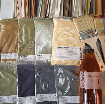 Av Jord eggoil tempera