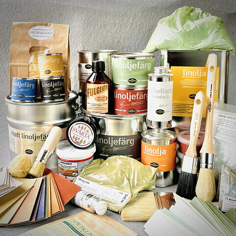 Paint and implements